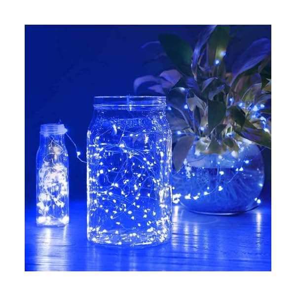 Sanniu led string lights, mini battery powered copper wire starry fairy lights, battery operated lights for bedroom, christmas, parties, wedding, centerpiece, decoration - image 6