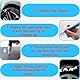 Autoreifenmarker, Reifenmalstifte,Auto Reifen Stift,4pcs Reifen Stift,Reifenstift Weiß,Hohe Kapazität Reifenstift,Wasserfest Auto Reifenmarker Reifen Lackstifte