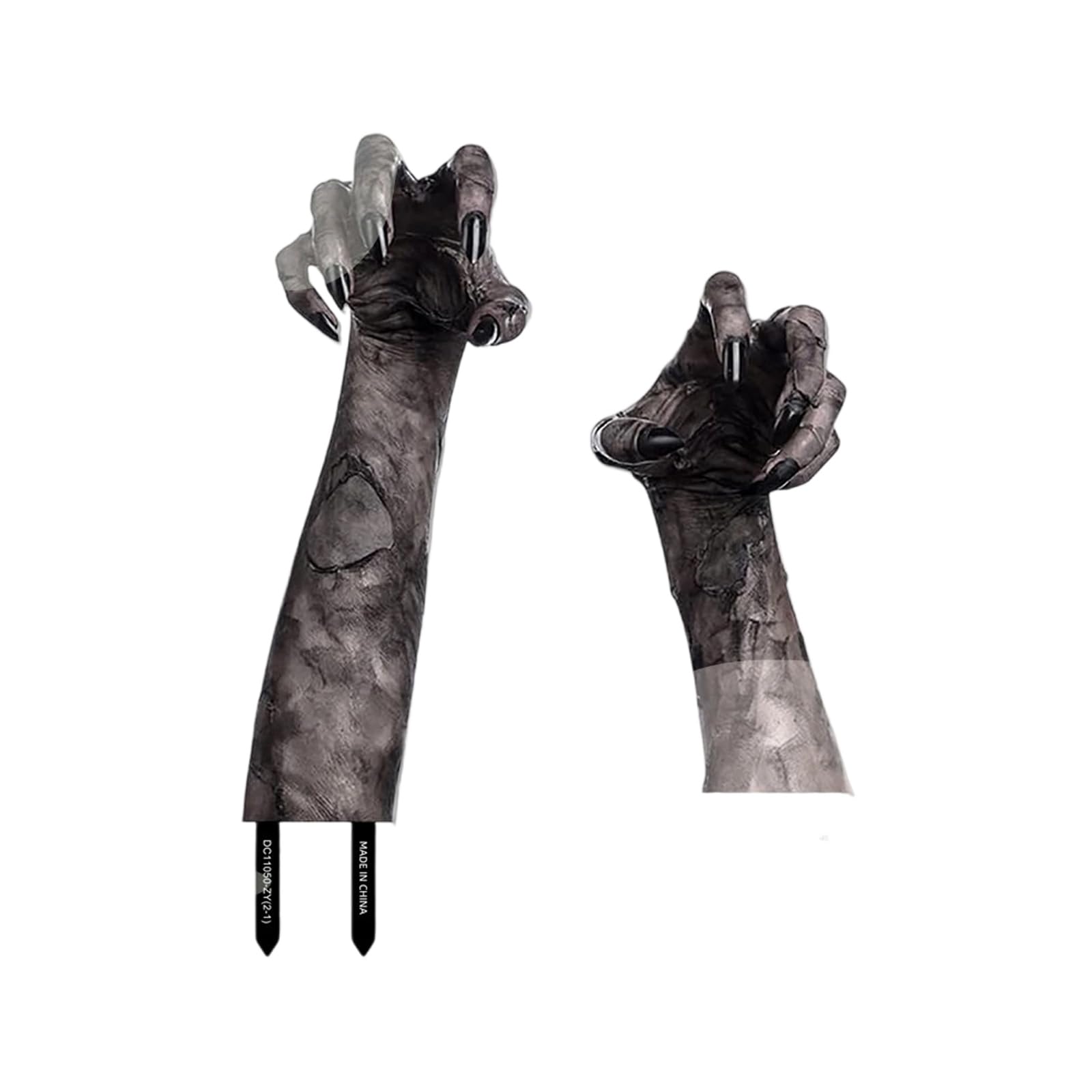 Nucelit Of 2 Hands Garden Stakes Realistic Outdoor for Yard Party Decoration Fall Festival
