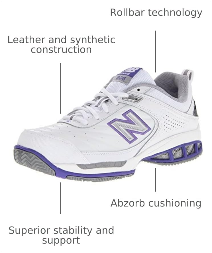 Image of New Balance Womens 806 V1 Tennis