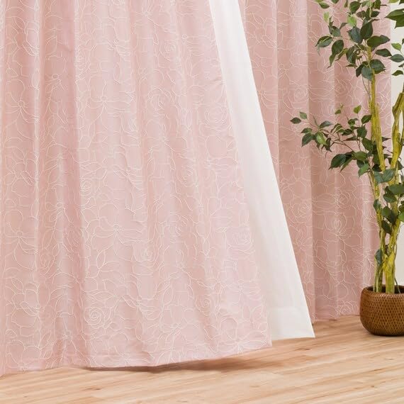 Amazon｜ニトリ(NITORI) 1枚入り 裏地付き遮光2級・遮熱カーテン ロペ