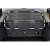 Bushwhacker Cargo Area Dog Barrier for CUV & Mid-Sized SUV 46″ Wide Hatchback Pet Divider Crossover Vehicle Car Net Mesh Travel Back Seat Barricade Partition Gate Restraint Fence Trunk Shield