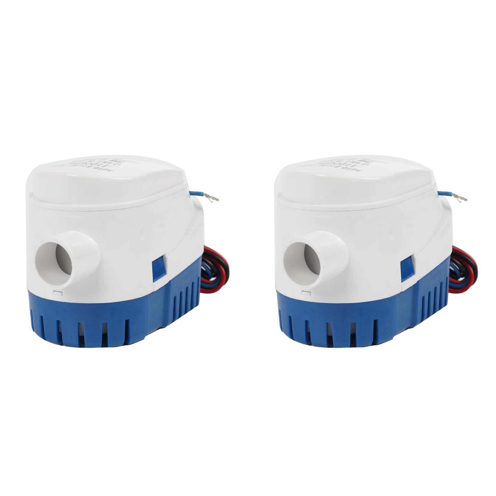 Jnchdghwa 2X 12V Bilge Pump 1100GPH Automatic Boat Marine Water Pump Submersible Yacht Boat Motor Seaplane Houseboat Pump