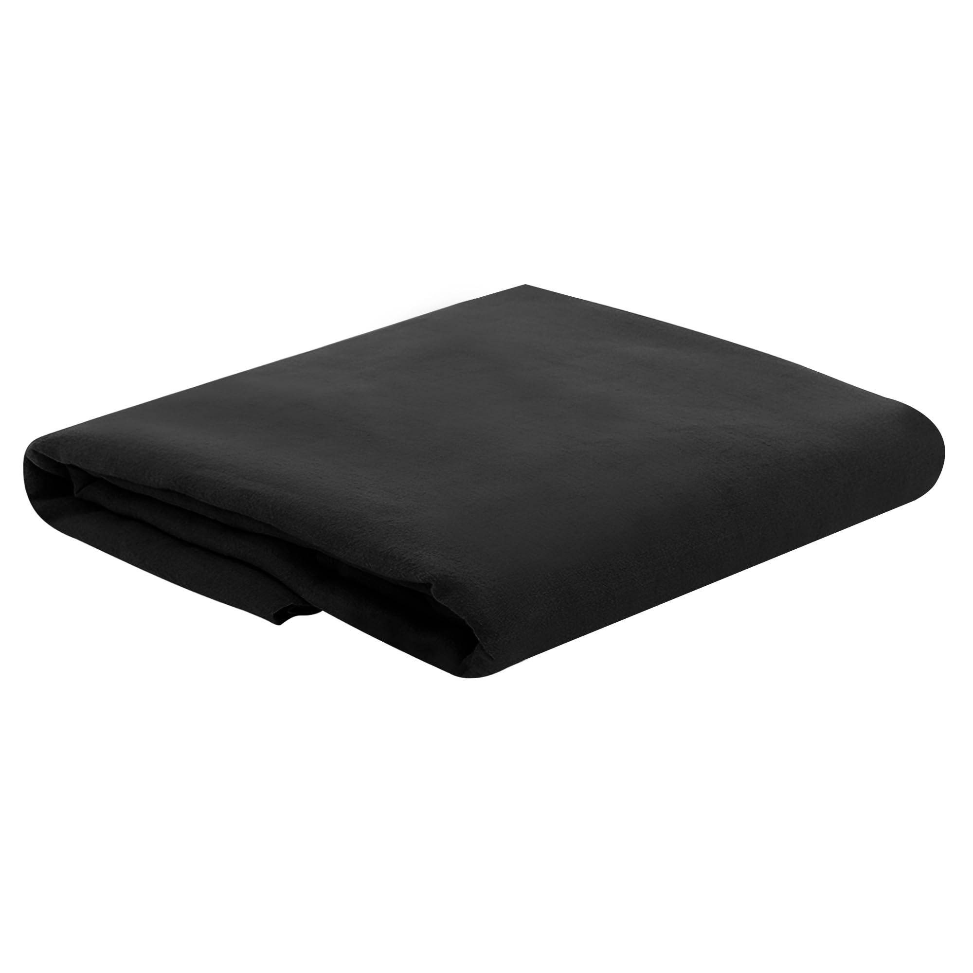 HOME ACE Black Easy Iron Percale Super King Bed Flat Sheet, Superking Size Bed Cotton Flat Sheet 100% Poly Cotton Top Sheets Superking Bedding, Polycotton Super King Size Bed Sheet