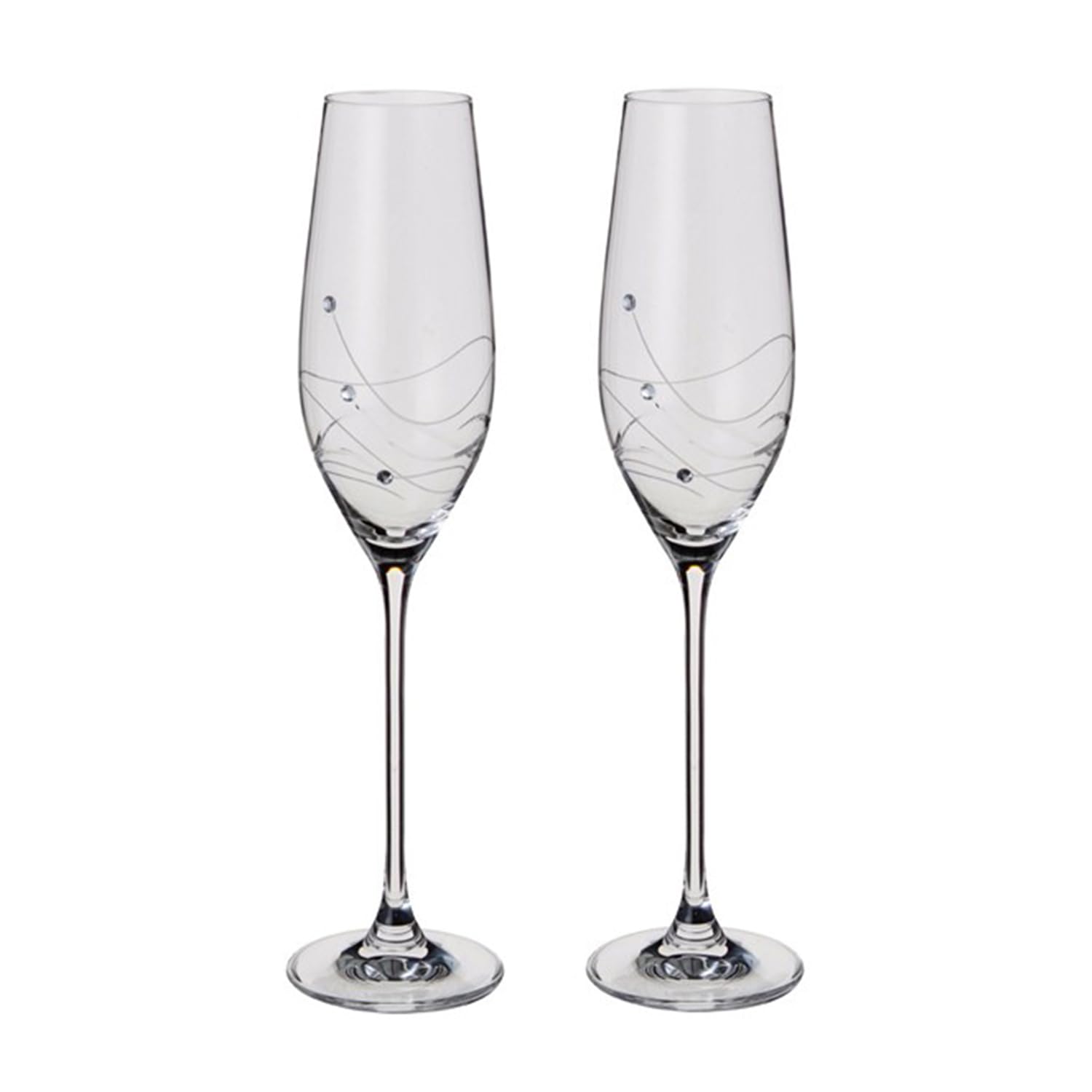 Glitz Champagne Flute, Set of 2