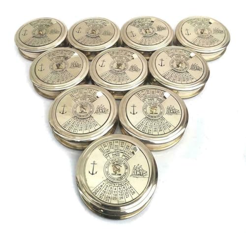 Boussole en laiton massif avec poème lot de 50 pièces gravées style vintage