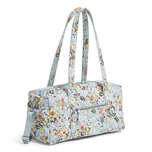Vera Bradley Women's Signature Cotton Small Travel Duffel Bag, Floating Garden, One Size