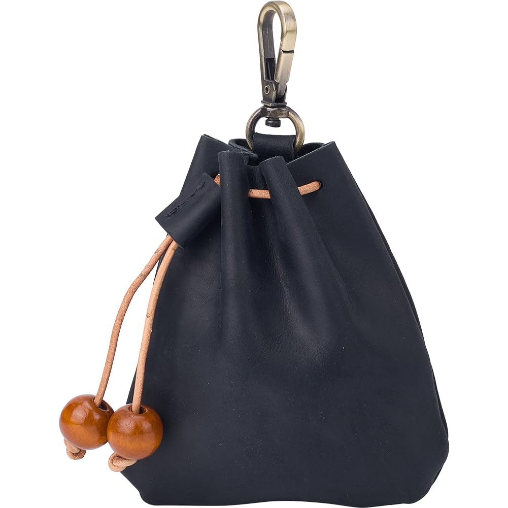 GORGECRAFT Leder Beutel Mittelalter - Kordelzug Mini Geldbörse