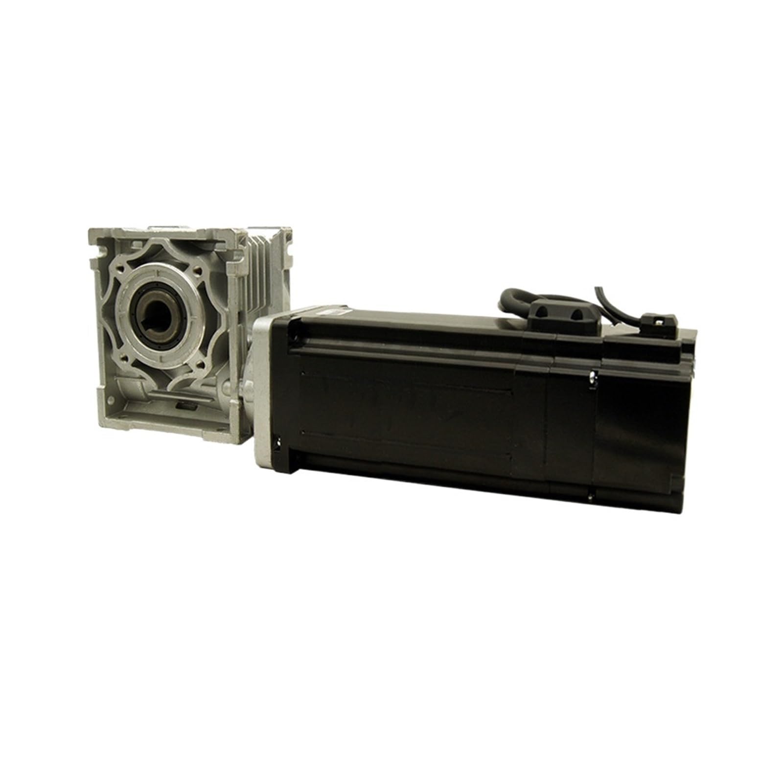 RISWEKFW Brake Worm Geared 12.5Nm NEMA34 Closed Loop Stepper Motor plus Easy Servo Driver HSE86 2phase 86mm Computerized Numerical Control(Ratio 5 to 1,Without output shaft)