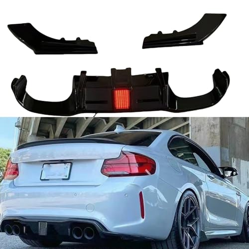 Difusor parachoques trasero F87 M2 2016-2022 labio maletero divisor coche 2