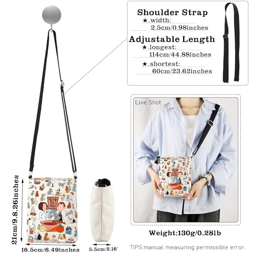 CMNIM Mous e Ch ef Inspired Gifts Anyone Can Cook Crossbody Bag Little Chef Mo use Gift Fans Gift Mouse C hef Movie Merch4