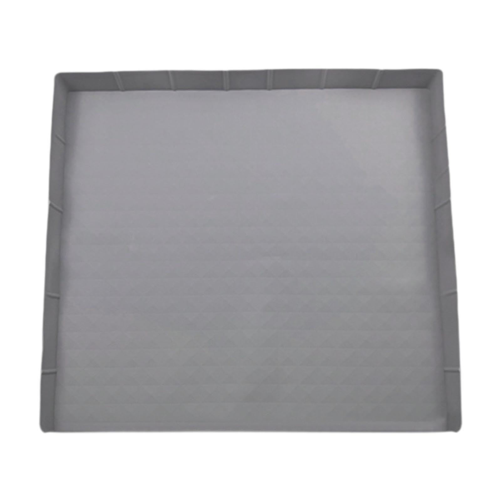 UJEAVETTE Silicone Washer Protector Mat Fridge Silicone Mat for Bathroom Home Restroom Gray-image-49