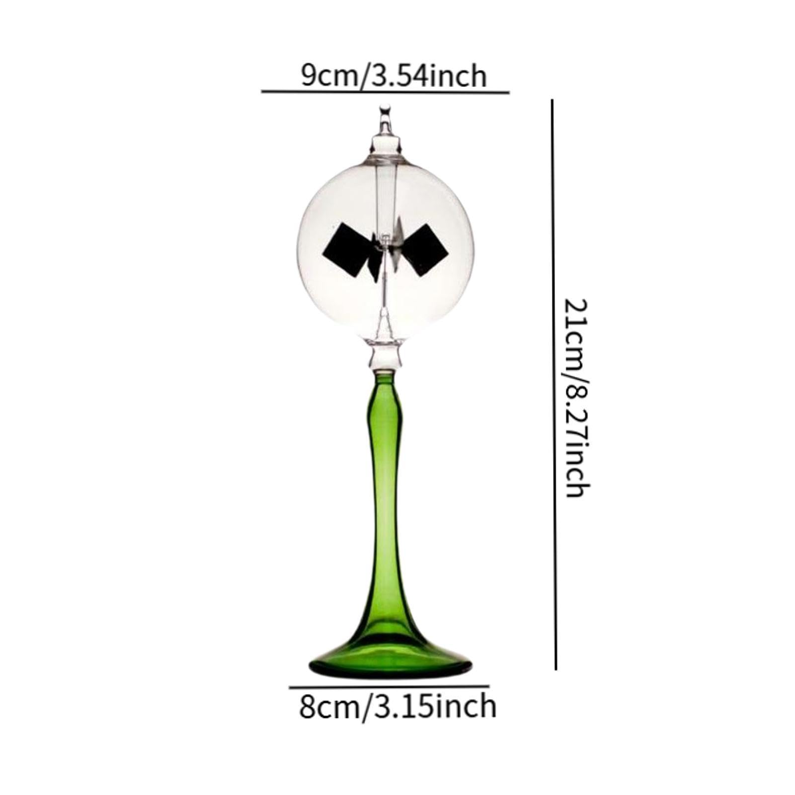 Crookes Radiometer Zur Darstellung Und Vermittlung von Sonnenlichtenergie, GrÜn