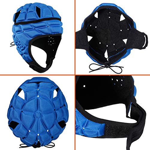 image for surlim Rugby Soft Helmet Soccer Headgear Scrum Cap 7v7 Flag Football H