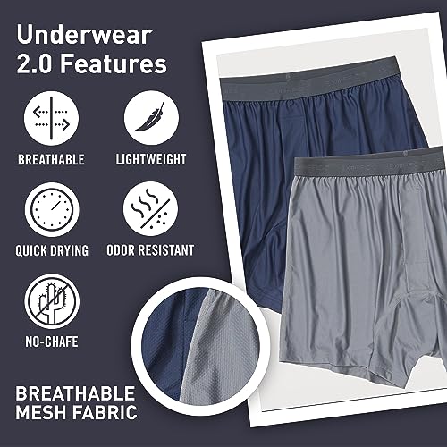 Exofficio Men's Give-N-Go 2.0 Boxer 2 Pack3