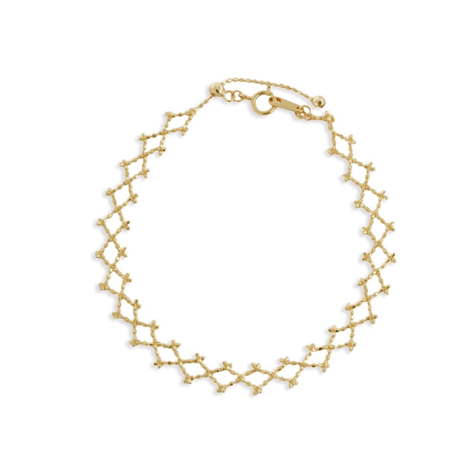 Au 375/585/750 - Bracciale in vero oro giallo 9 K/14 K/18 K