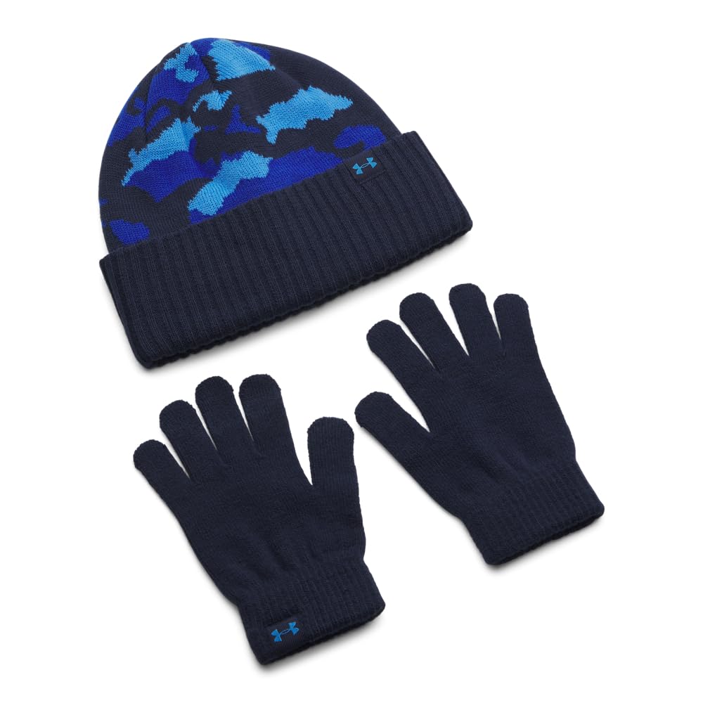 Under Armour Boys' Beanie &amp; Glove Combo