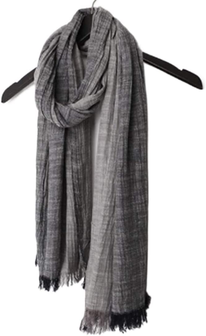 Tograt Scarf Shawl Scarves Wraps Cold Weather Scarves Winter Soft Comfortable Thick Warm Cotton and Linen Scarf (Color : C, Size : 190 * 75cm)