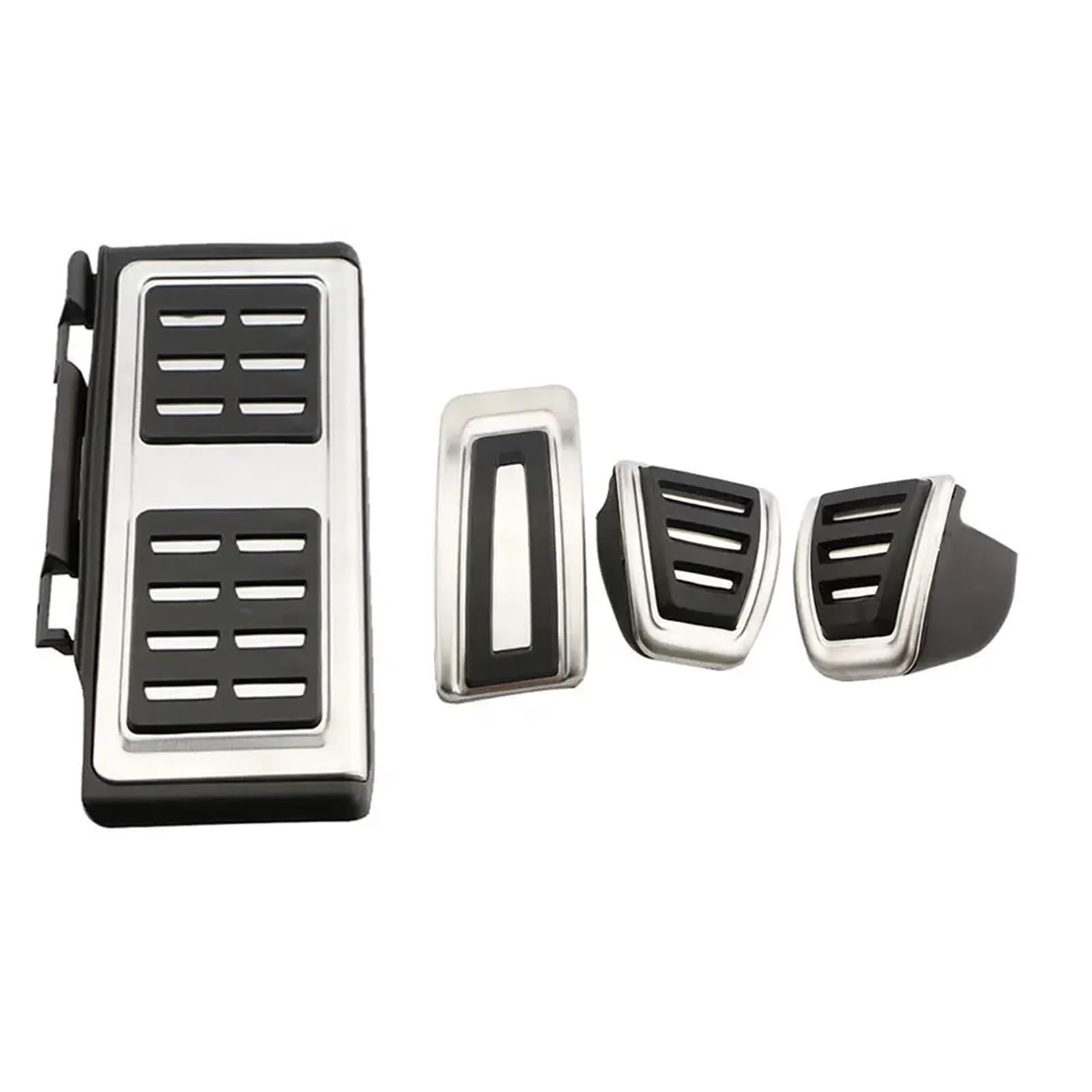 Car Styling Sport Fuel Brake Dead Pedal Cover Set DSG Compatible with Seat Leon 5F MK3 2012-2023 Auto Accessories(MT with Rest)