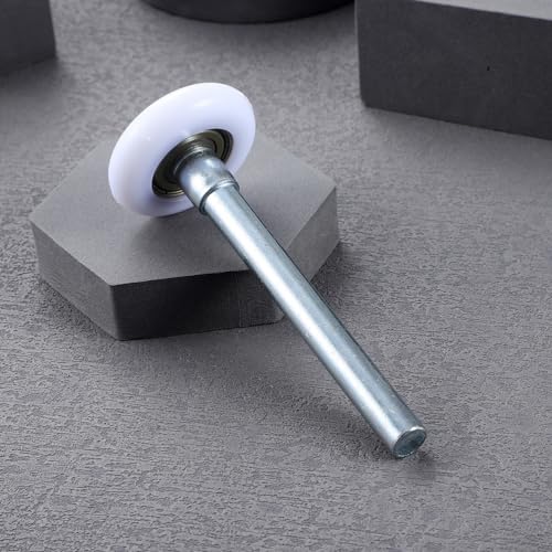 SEWOART 2Pcs Nylon Garage Door Roller with Stem Durable Replacement Rollers for Smooth Operation for Sliding Doors and Double Door Tracks - Image 4