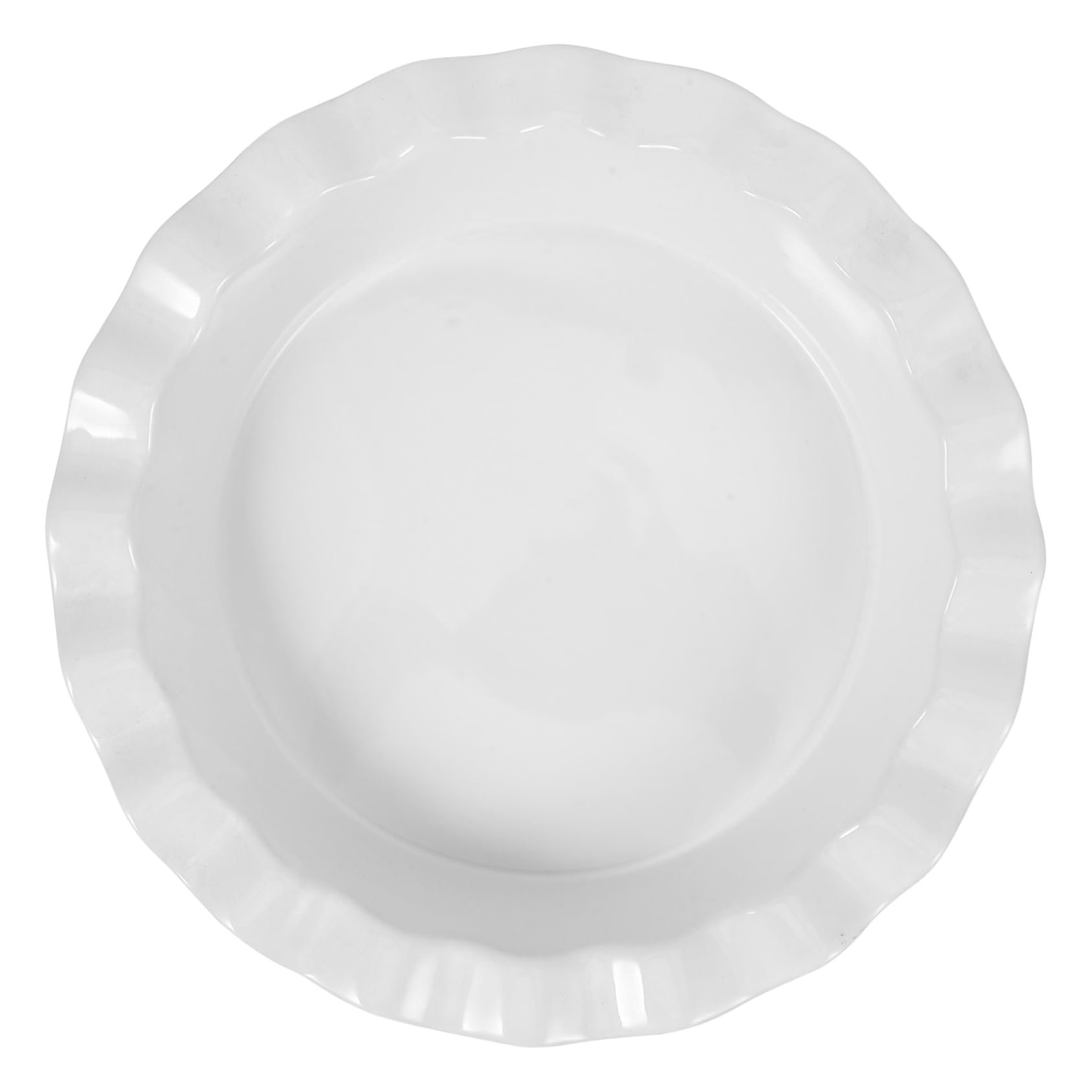 Runde Keramik Kuchenform Weiß Multifunktionale Ofenplatte Backform zum Backen von Torten und Pizza Wiederverwendbares Küchenbackblech für Zuhause