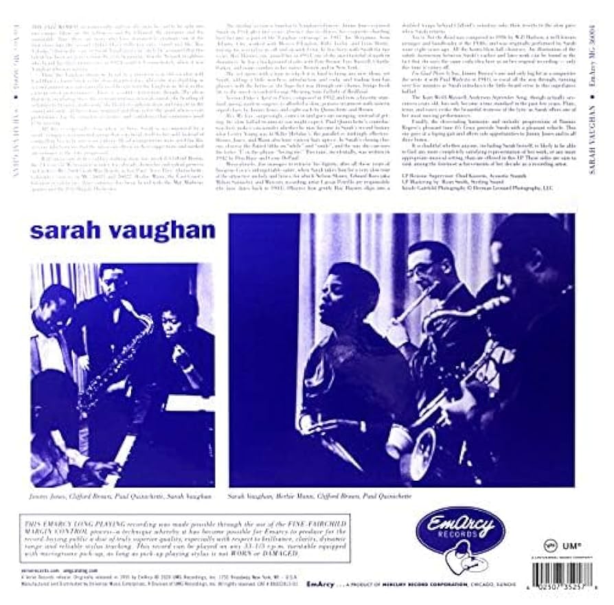 完全オリジナル盤 Sarah Vaughan w/ Clifford Brown Amazon.co.jp 完全オリジナル盤 Sarah Vaughan w/ Clifford Brown Amazon.co.jp