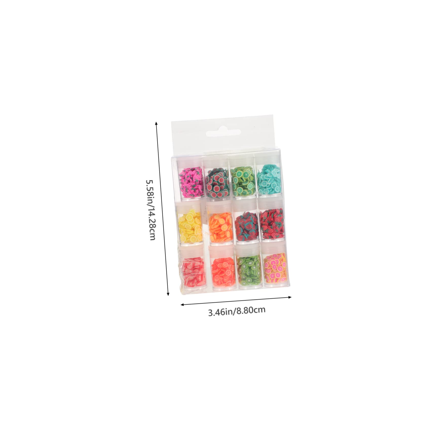 Didiseaon Polymer Fruit Nail Decorations for Nail Art Cellphone Crafts for Lip Gloss Charms and Creative Projects
