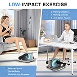 ANCHEER Under Desk Elliptical Machine, Electric Seated Pedal Exerciser, Mini Elliptical Machines for Seniors, LCD Display Monitor, Portable Quiet Elliptical Machine, Leg Exerciser for Home - Image 3