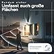 HUBER Motion 100 Infrarot Bewegungsmelder 360° mit 4 Sensoren und Fresnel-Linse - IP65 Bewegungsmelder LED geeignet I inkl. Unterkriechschutz & Bereichsbegrenzung, Wand-/Deckenmontage, anthrazit