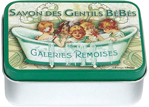 French Classics Gentils Bebes - Caja metálica (9,5 x 6 x 2,7 cm)