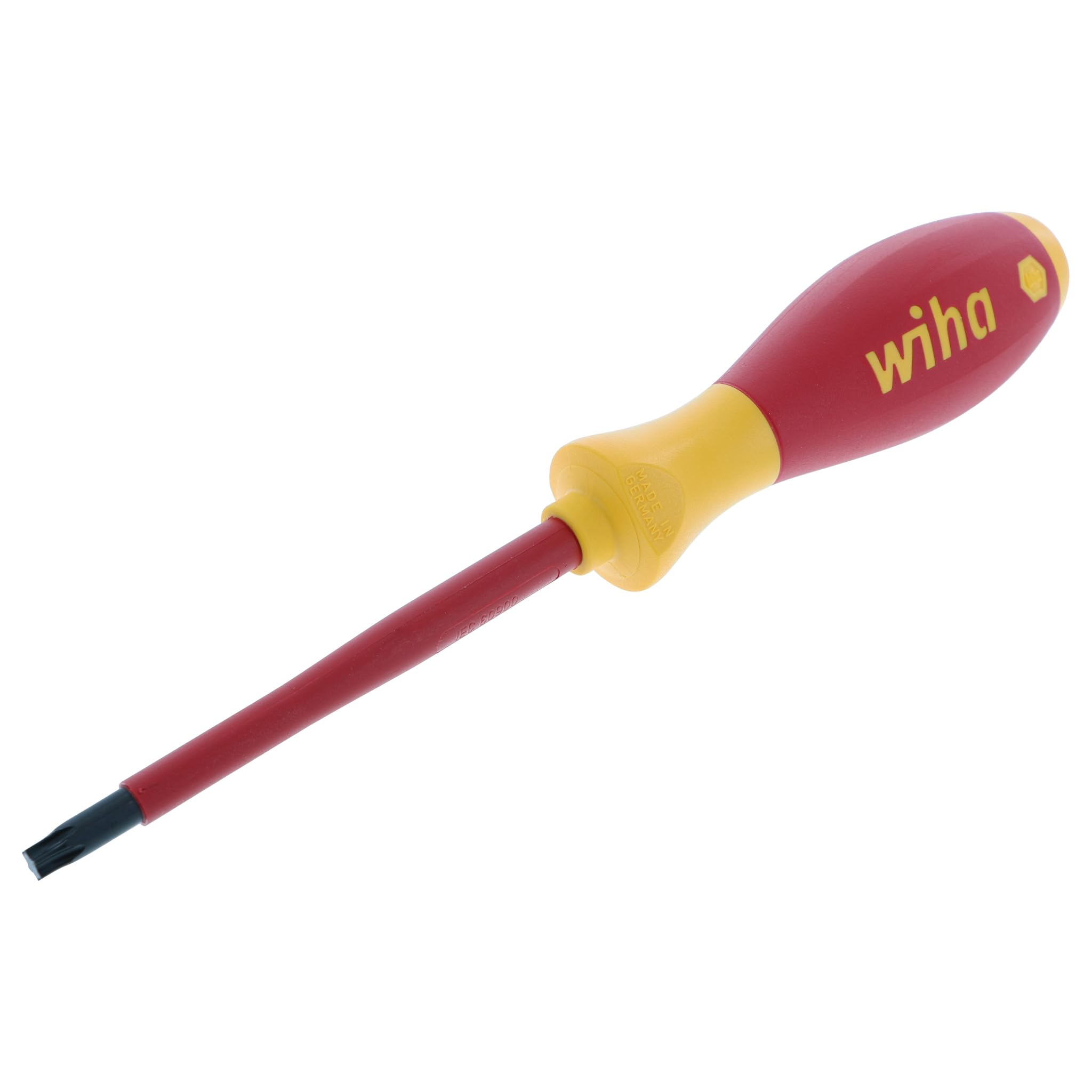 Wiha 32556 Torx Screwdriver With SoftFinish Handle, 1000 Volt, T30 x 100mm