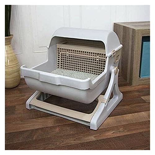 Caja de arena para gatos semiautomática limpieza rápida miniatura 5