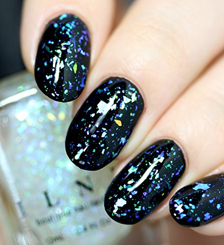 Ilnp Wonderland - Teal, Purple, Blue Color Shifting Iridescent Flakie Topper Nail Polish #TOP5