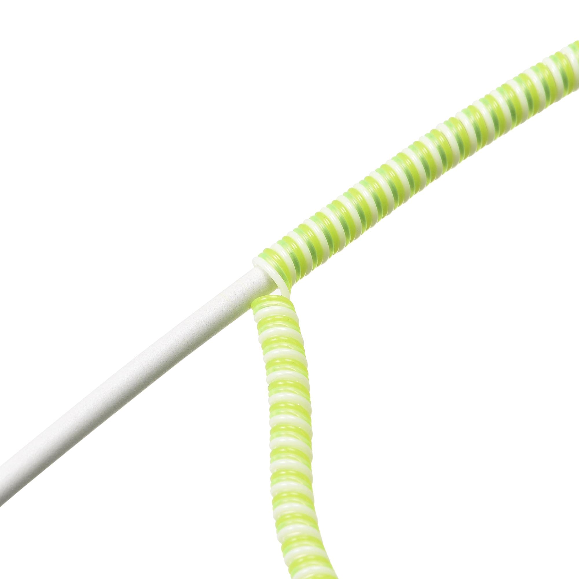 uxcell Spiral Cable Protector for USB Cord Sleeve 4.6 Feet Each, Pink,White,Green,Black — Amazon image 4
