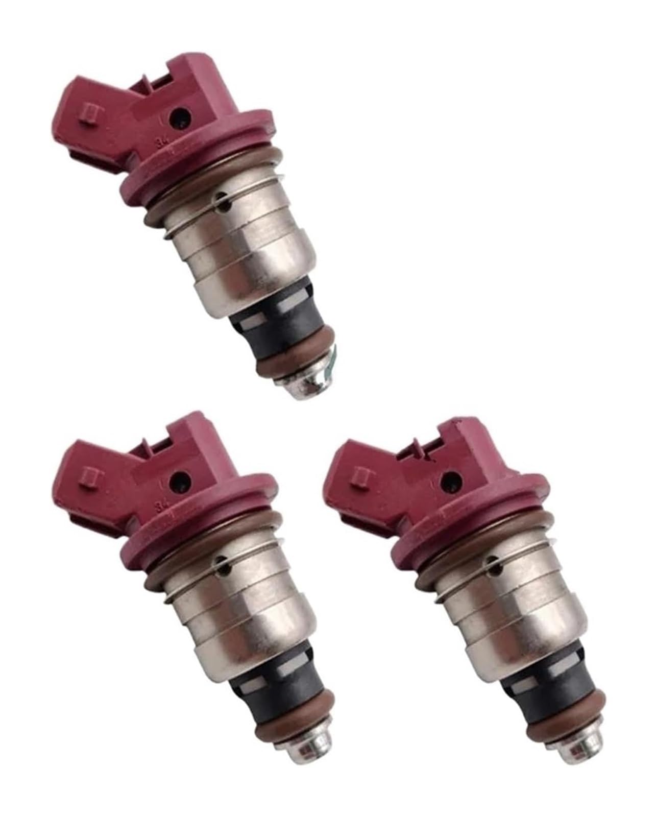 Iniettore Motore Per Mercury Per Mariner 75-90-115-200-225 Rail 804528 Fuoribordo Flussato 75hp-250hp Iniettori Di Carburante Per Auto 3 Pezzi Iniettore 37001