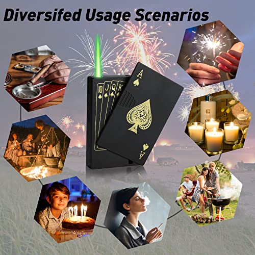 Encendedor Jet Torch Butano Recargable Diseño Cartas miniatura 4