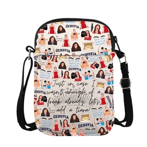 VAMSII Diaries Movie Crossbody Bag Princess Gift For Movie Fans Princess Movie Gift