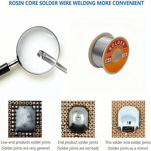 Image of 63 /37 Solder Tin Lead Rosin Core Solder Wire For Electrical Soldering (0.6mm, 50g)