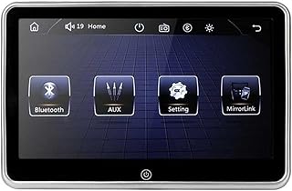 OLLIRG Portable DVD player 10 Inch Ultra-thin Car Headrest Monitor MP5 Player Link FM HD 1080P Video Screen With USB/SD Multimedia Player for Car (Color : 10 inch MP5, Size : 1)