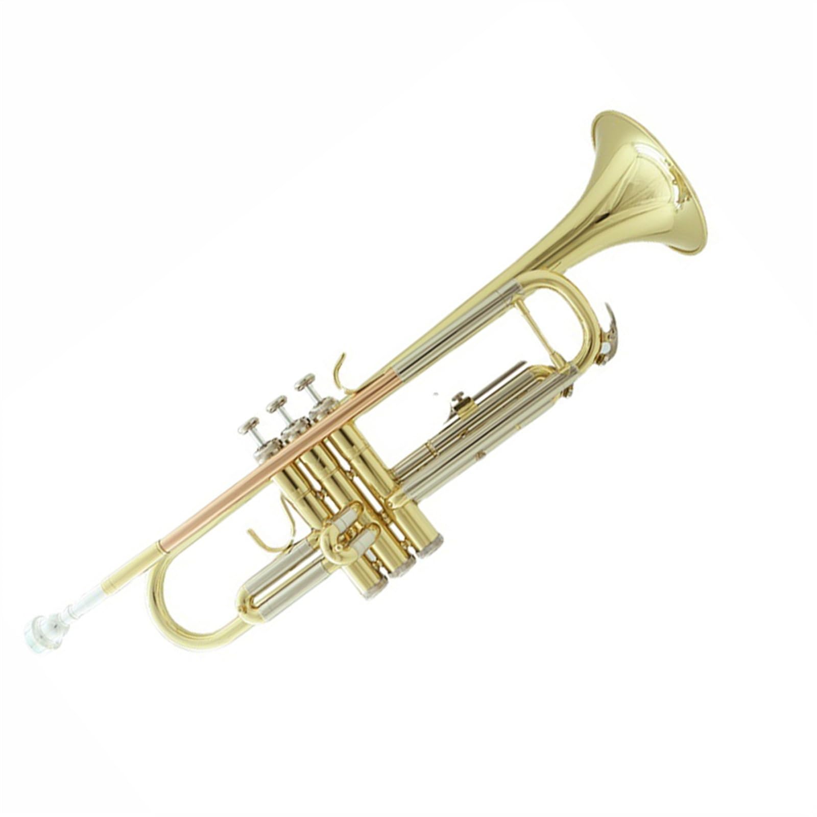 Standard Trompeten Trompeteninstrument B-Blechblaskapelle Professionelle Trompete Phosphorbronze/Weißkupfer Tragbare Trompete