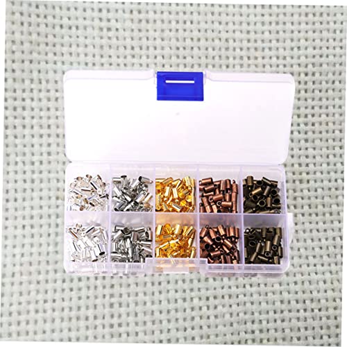 Kit de 300 tapones de cuero HOODANCOS para accesorios de collares y joyería DIY 3