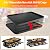 TAMARIT Raclette Table Grill Portable 3 in 1 Korean Barbecue BBQ Electric Indoor Griddle with Non-Stick Reversible Plate and Cooking Stone for Steak 1400W Raclette Grill for 8 Person, Black