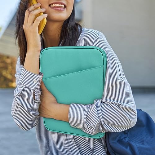Image of Dadanism 9-11 inch Tablet Sleeve Bag Carrying Case for iPad (A16) 11th Gen 11 inch, iPad 10th Gen 10.9 inch Air 5 /4, iPad Air M4 /Pro 11 inch, iPad 9 /8 /7th, Galaxy Tab A11+ Plus 11 inch, Remarkable 2 10.3 inch, Lake Blue