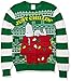 Peanuts Men's Ugly Christmas Sweater, Green, Large