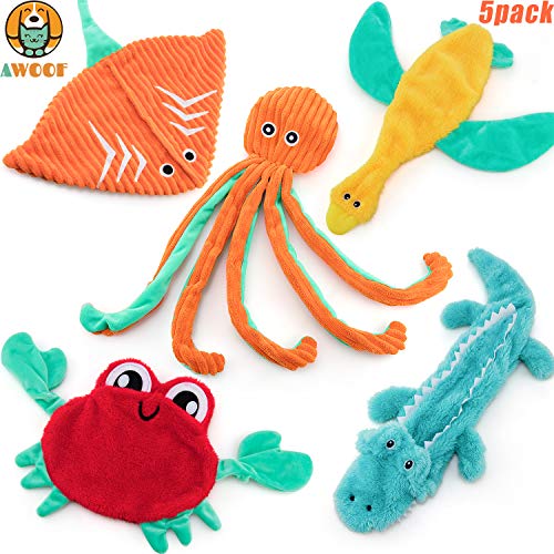 dog squeaky toys without stuffing