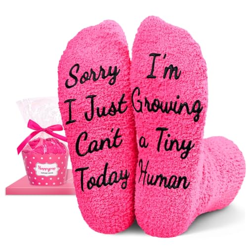 HAPPYPOP First Mothers Day Gifts - Pregnancy Socks for Expecting Moms Labor Delivery Gift for Women