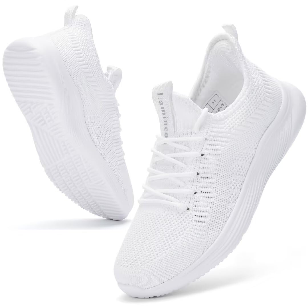 Lamincoa Walking Slip On Womens Tennis Running Shoes Lightweight Memory Foam Gym Sneakers Jogging and Casual Sports Shoes