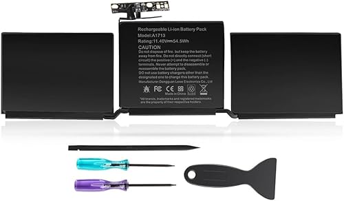 Miniatura 1 de Batería de repuesto para laptop A1708 A1713 para MacBook Pro de 13 pulgadas A1708 (finales de 2016, mediados de 2017, mediados de 2019, 2020),