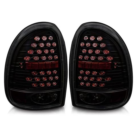 Winjet WJ20-0013-05 Chrysler/Dodge/Plymouth LED Tail Light (Black Housing/Smoke Lens) Cover
