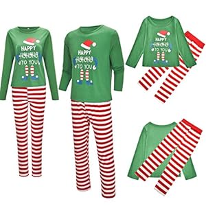 TENDYCOCO Kerstpyjama set familie kerstpyjama’s set vakantie Jammies voor volwassenen kinderen